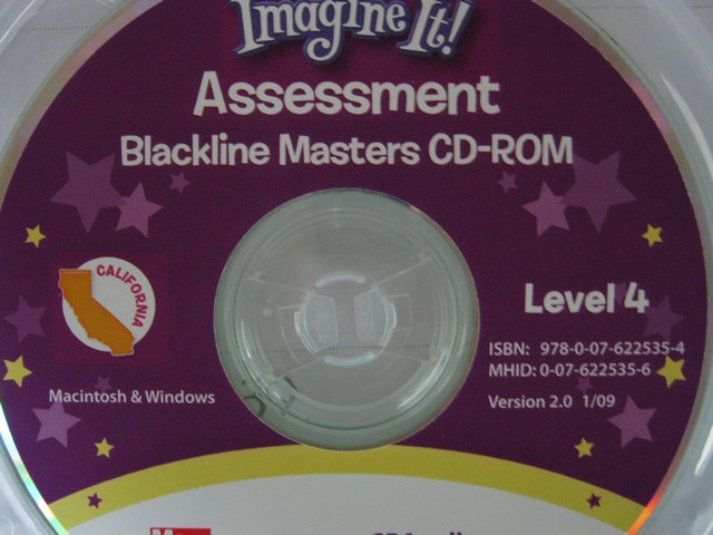 (image for) SRA Imagine It! 4 Assessment Blackline Masters CD (CA)(CD)