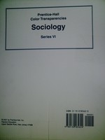 (image for) Sociology Series VI Color Transparencies (Pk)