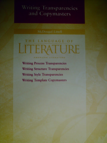 (image for) Language of Literature 11 Writing Transparencies (P)