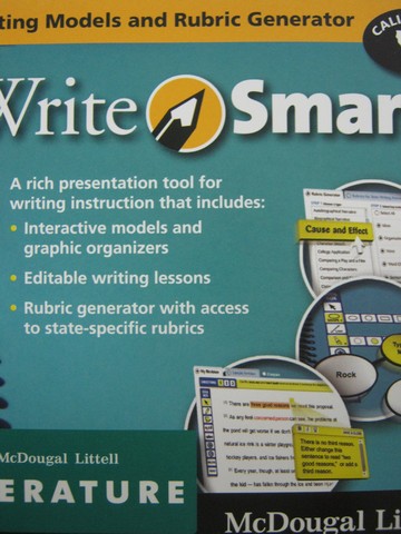 (image for) ML Literature Grade 8 WriteSmart TE (CA)(TE)(CD)