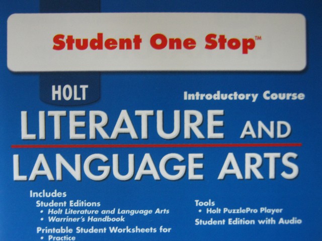 (image for) Holt Literature & Language Arts Intro Cr Student One Stop (CD)
