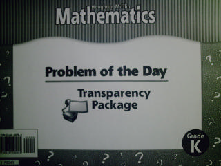 (image for) HM Mathematics K Problem of the Day Transparency (PK)