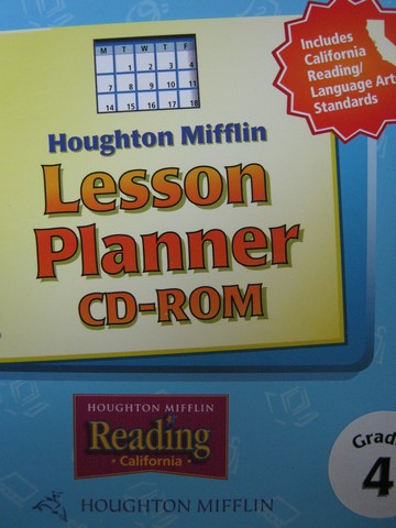 (image for) HM Reading 4 Lesson Planner CD-ROM (CA)(CD)
