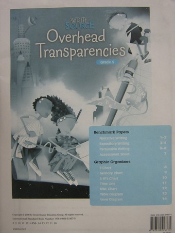 (image for) Write Source 5 Overhead Transparencies (Pk)