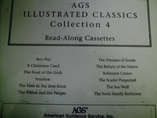 (image for) AGS Illustrated Classics Collection 4 Read-Along Cassettes (Pk)