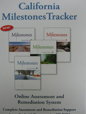 (image for) Milestones Tracker California Edition (CA)(CD)