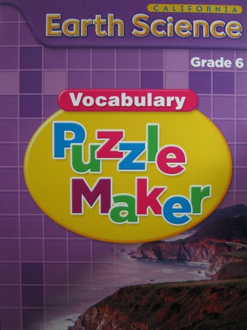 (image for) California Earth Science Vocabulary Puzzle Maker (CD)