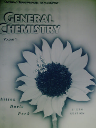 (image for) General Chemistry 6e Volume 1 Overhead Transparencies (P)