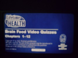 (image for) Lifetime Health Brain Food Video Quizzes Chapters 1-12 (VHS)