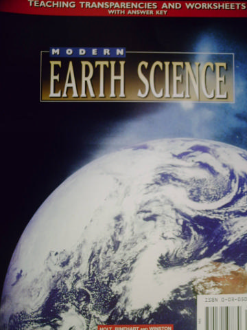 (image for) Modern Earth Science Teaching Transparencies & Workshee(Binder)