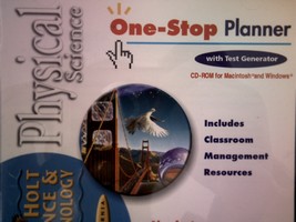 (image for) Holt Physical Science One-Stop Planner with Test Generator (CD)