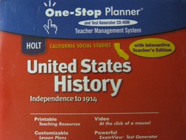 (image for) United States History California One-Stop Planner (CA)(CD)