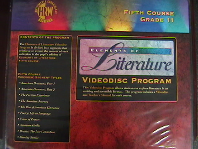 (image for) Elements of Literature 5th Course Videodisc Program (Pk)