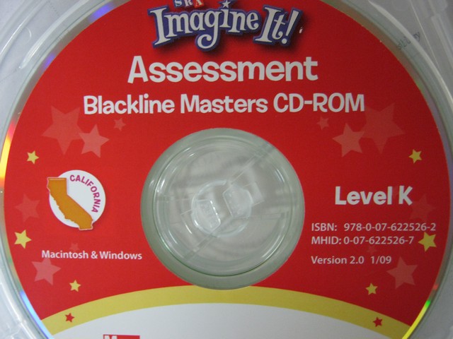 (image for) SRA Imagine It! K Assessment Blackline Masters CD (CA)(CD)