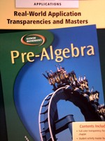 (image for) Glencoe Pre-Algebra Real-World Application Transparencies & (P)