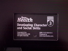 (image for) Teen Health Spanish Video 3 Developing Character (VHS)