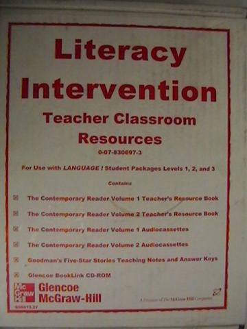 (image for) Glencoe Literacy Intervention TCR (TE)(Box)