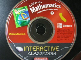 (image for) California Mathematics 7 Interactive Classroom (CA)(CD)