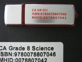 (image for) California Science 8 TeacherWorks Plus in Flash Drive (Box)