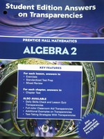 (image for) Algebra 2 Student Answers on Transparencies (Pk)