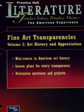 (image for) Literature American Experience Fine Art Transparencies 2 (P)