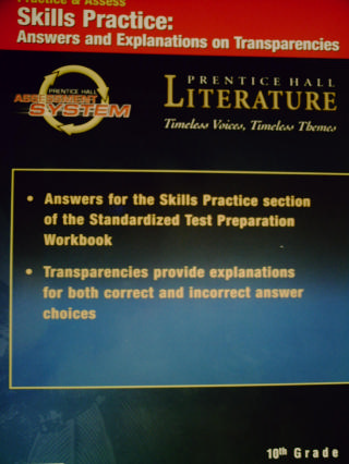 (image for) Literature Platinum Level Skills Practice Transparencies (P)