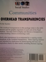 (image for) Communities 3 Overhead Transparencies (Pk)