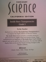 (image for) Harcourt Science 5 Inside Story Transparencies (CA)(Pk)