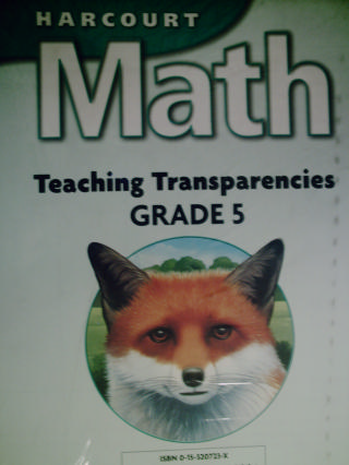 (image for) Harcourt Math 5 Teaching Transparencies (TE)(PK)