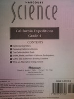 (image for) Harcourt Science 4 California Expeditions Flysheet (CA)(Pk)