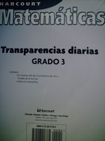 (image for) Harcourt Matematicas 3 Transparencias Diarias (Pk)