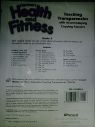 (image for) Harcourt Health & Fitness 2 Teaching Transparencies (Pk)