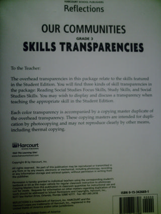 (image for) Reflections 3 Skills Transparencies (Pk)