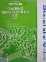 (image for) California HSP Math Grade 2 Teaching Transparencies Kit (Binder)