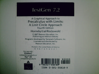 (image for) Precalculus with Limits 4th Edition TestGen 7.2 (CD)