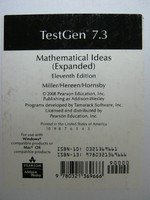 (image for) Mathematical Ideas Expanded 11th Edition TestGen 7.3 (CD)