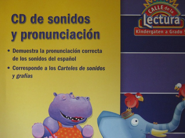 (image for) Calle de la Lectura K-5 CD de sonidos y pronunciación (CD)