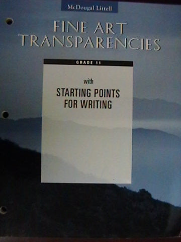 (image for) Fine Art Transparencies 11 with Starting Points for Writing (P)