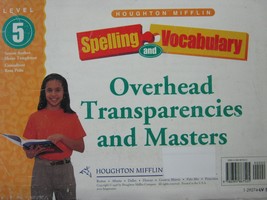 (image for) Spelling & Vocabulary 5 Overhead Transparencies & Masters (Pk)