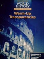 (image for) World History Warm-Up Transparencies (P)