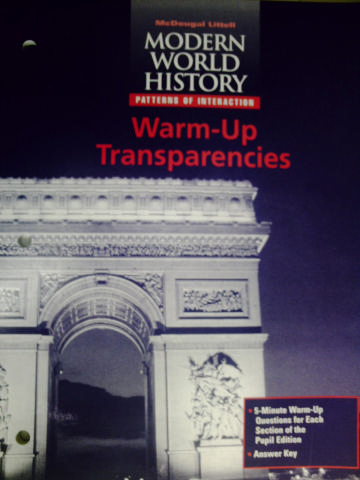 (image for) Modern World History Warm-Up Transparencies (P)