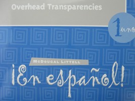 (image for) En espanol! 1uno Overhead Transparencies (Binder)