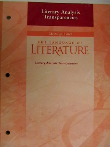 (image for) Language of Literature 9 Literary Analysis Transparencies (P)