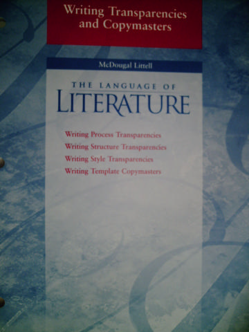 (image for) Language of Literature 10 Writing Transparencies & (P)