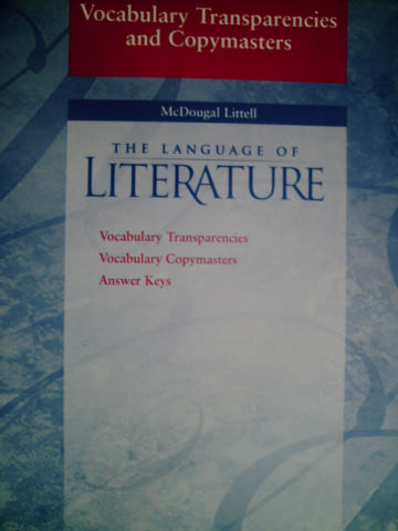 (image for) Language of Literature 10 Vocabulary Transparencies & (P)
