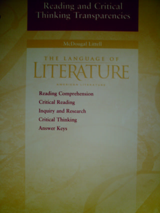 (image for) Language of Literature American Literature Reading & Critical (P