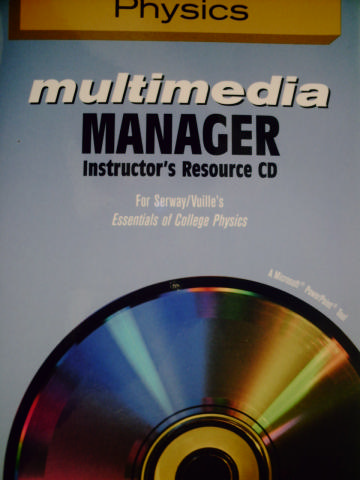 (image for) Essentials of College Physics Multimedia Manager IR (TE)(CD)
