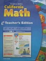 (image for) California Math 1 eTeacher's Edition (CA)(TE)(CD)
