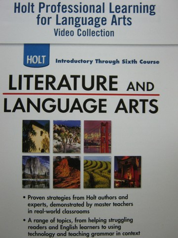 (image for) Holt Literature & Language Arts Professional Learning (CA)(CD)