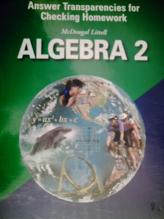 (image for) Algebra 2 Applications Equations Graphs Answer Transp (Binder)
